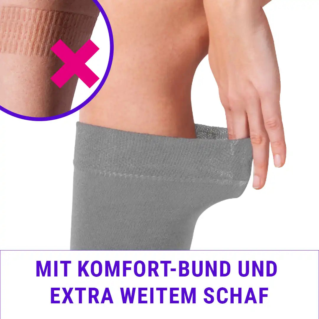 FußGut Venenfreund Sensitiv Socken, 2er Set – Für empfindliche Füße & gutes Fußklima im Alltag