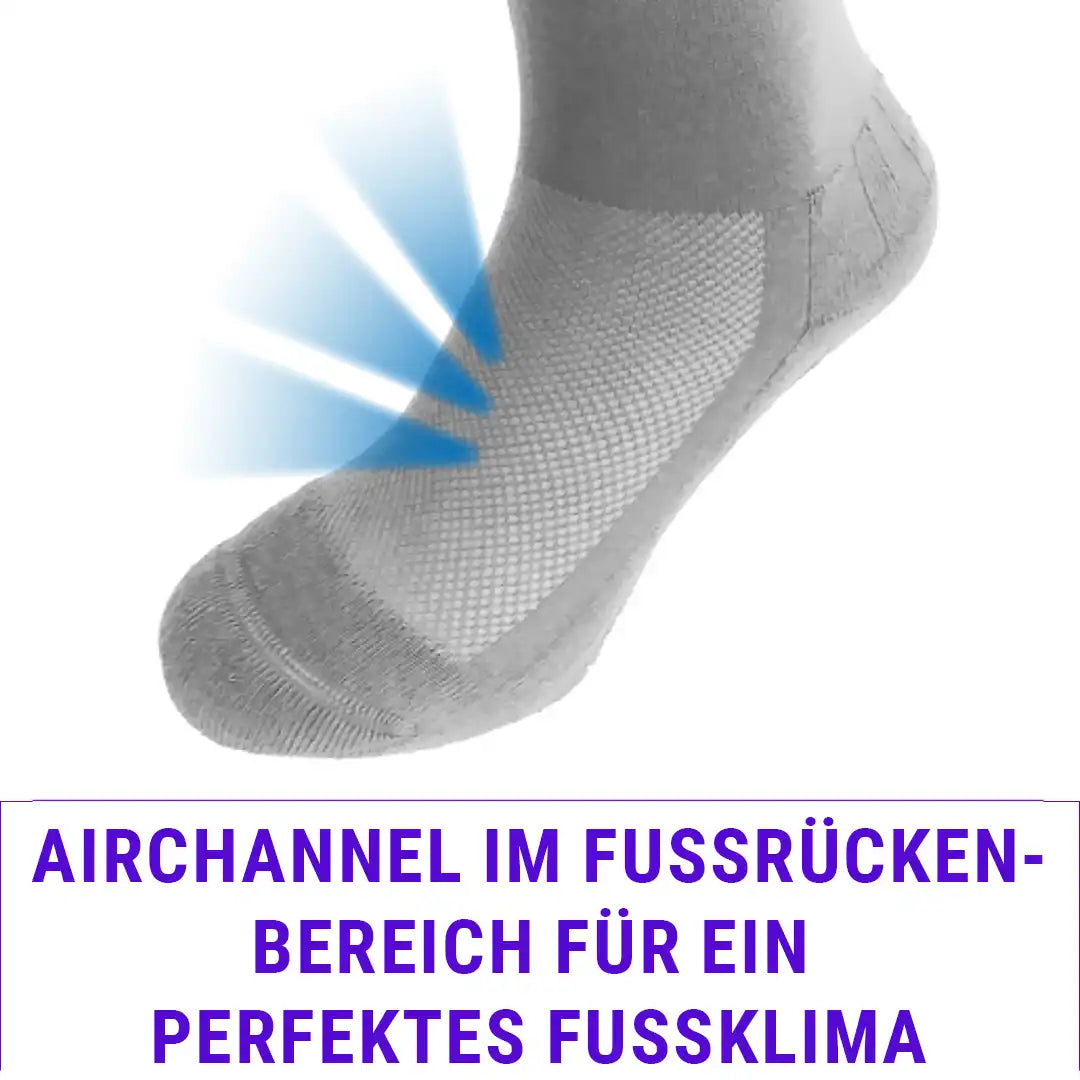 FußGut Venenfreund Sensitiv Socken, 2er Set – Für empfindliche Füße & gutes Fußklima im Alltag