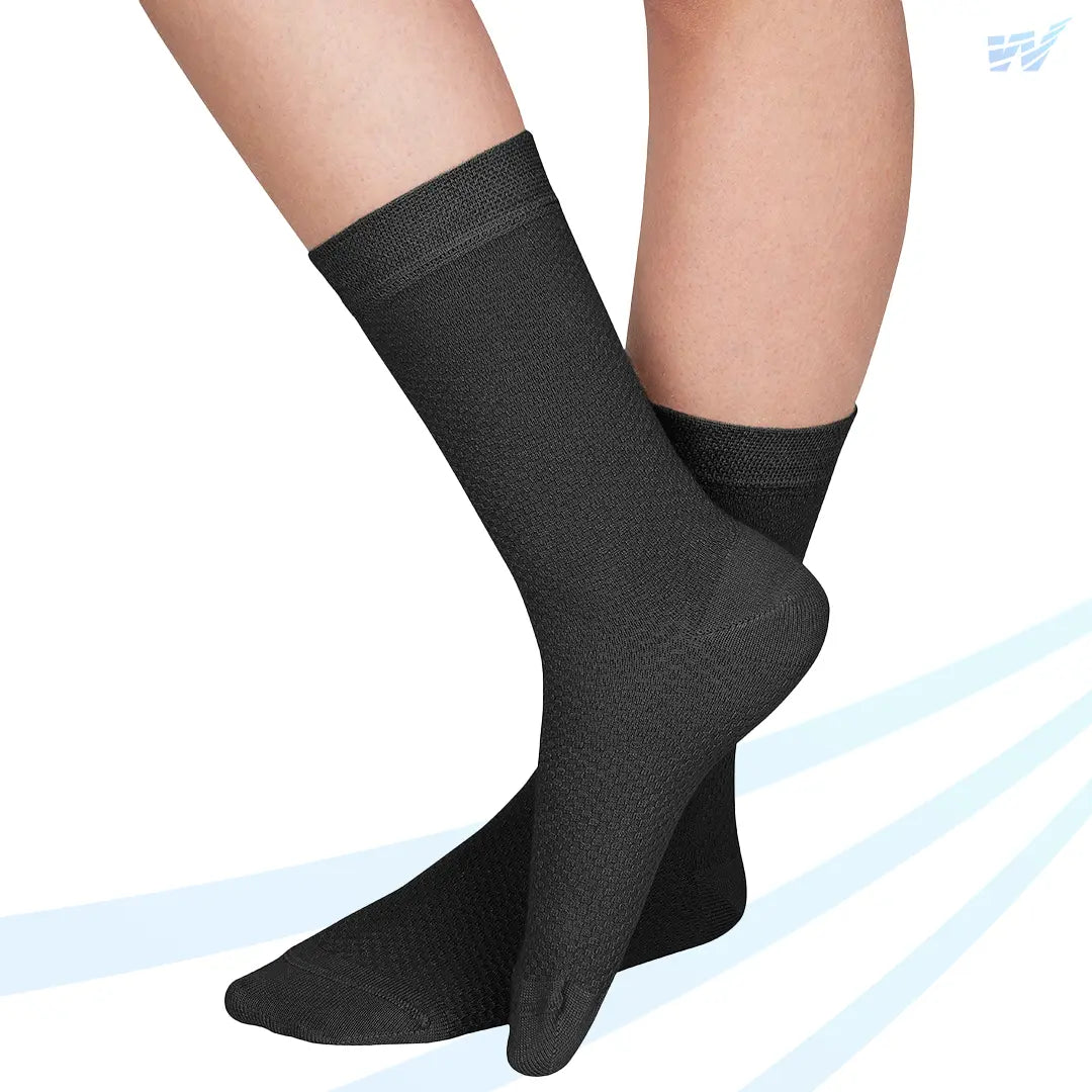 Mesh Summerlight Socken in Schwarz – atmungsaktiv, leicht und ideal für warme Tage