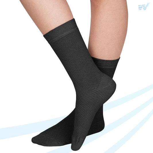Mesh Summerlight Socken in Schwarz – atmungsaktiv, leicht und ideal für warme Tage
