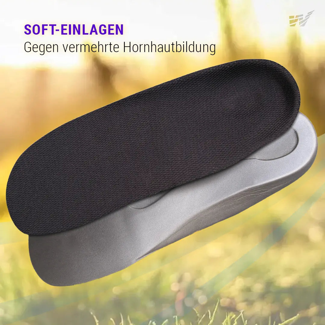 Soft-Einlagen gegen vermehrte Hornhautbildung – gleichmäßige Druckverteilung der Fußsohle
